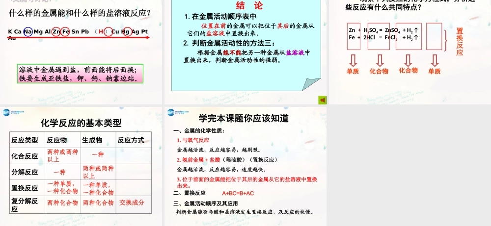 鲁教初中化学九下《9第2节 金属的化学性质》PPT课件 (6).ppt