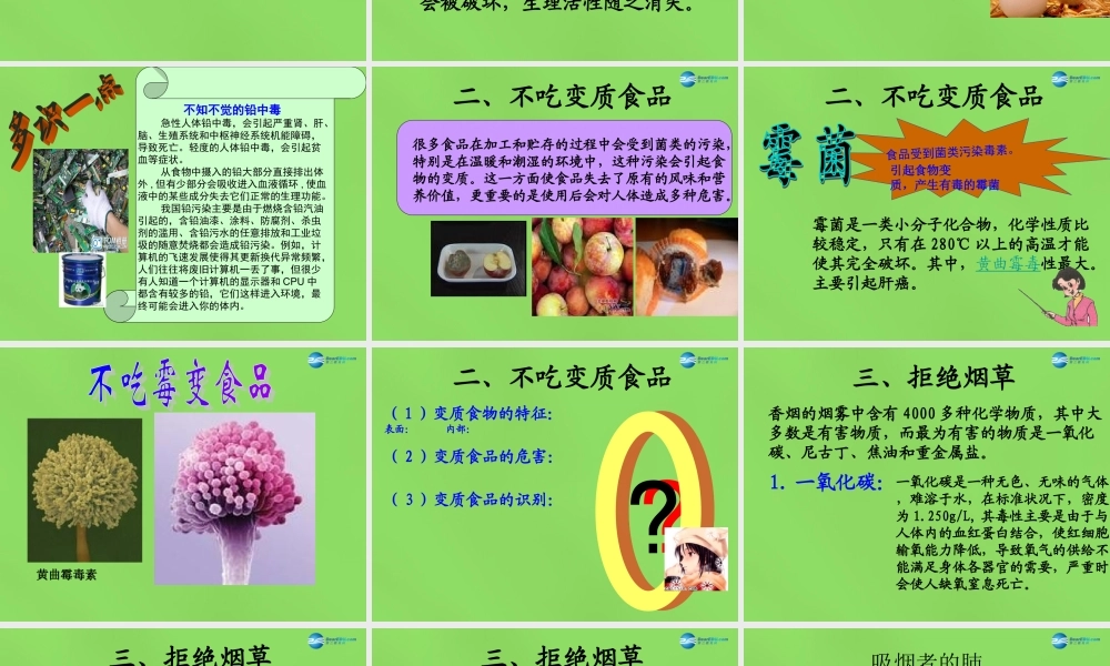 鲁教初中化学九下《10第3节 远离有毒物质》PPT课件 (3).ppt