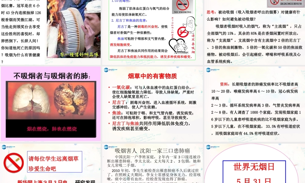 鲁教初中化学九下《10第3节 远离有毒物质》PPT课件 (4).ppt