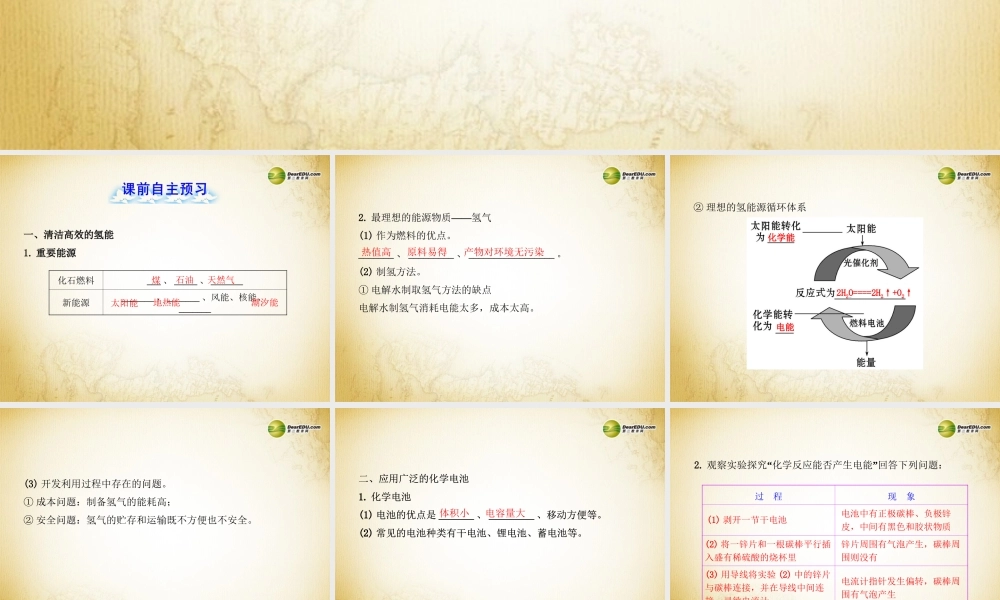 鲁教初中化学九下《11第1节 化学与能源开发》PPT课件 (1).ppt