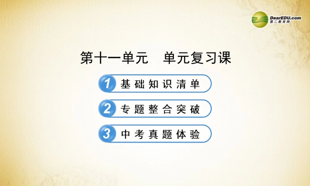 鲁教初中化学九下《11第11单元 化学与社会发展》PPT课件 (3).ppt