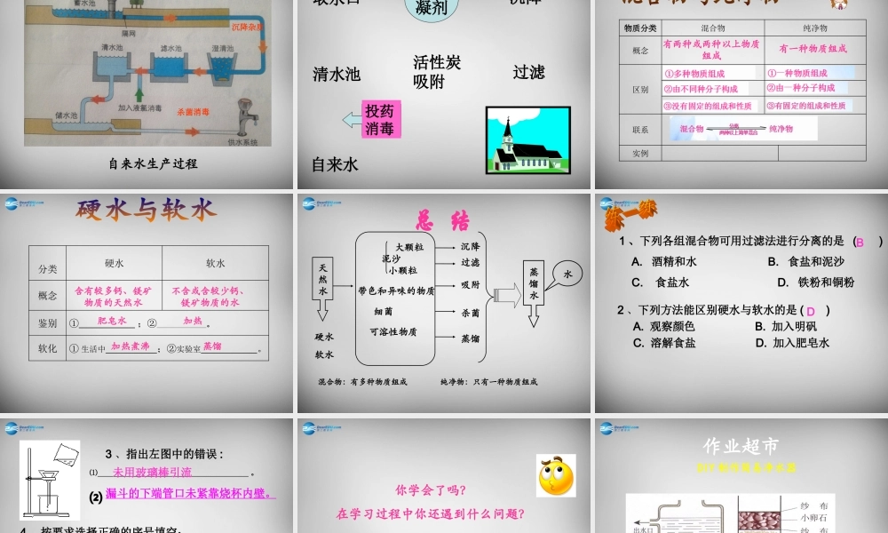 鲁教五四制初中化学八上《2第2节 自然界中的水》PPT课件 (1).ppt