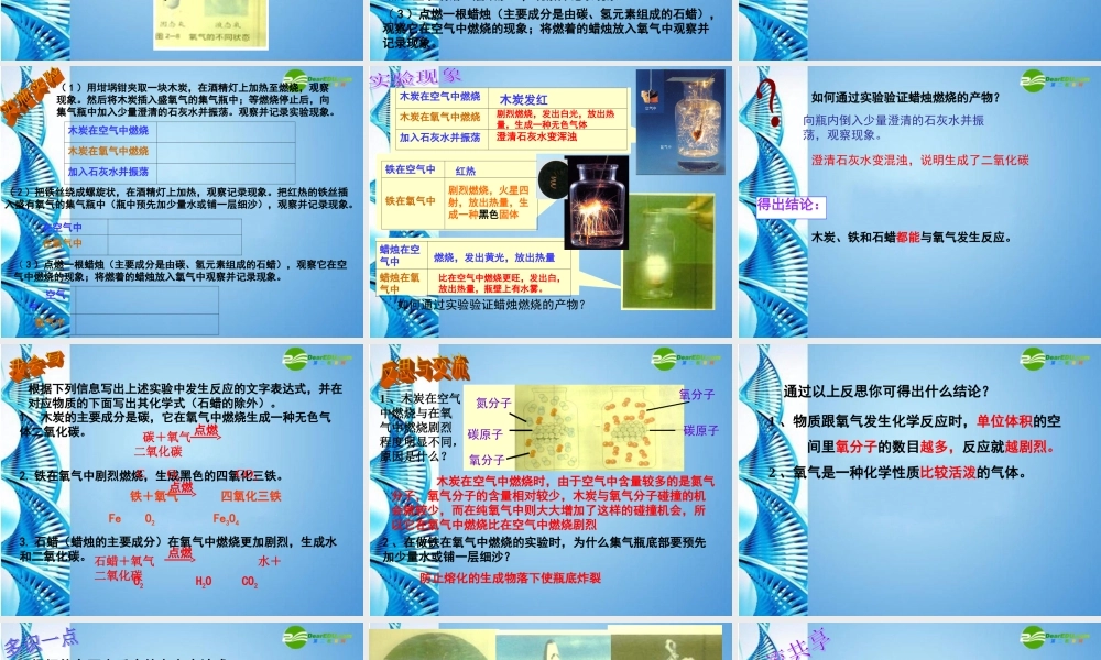 鲁教五四制初中化学八下《4到实验室去：氧气的实验室制取与性质》PPT课件 (2).ppt