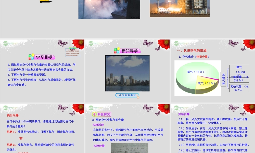 鲁教五四制初中化学八下《4第1节 空气的成分》PPT课件 (2).ppt