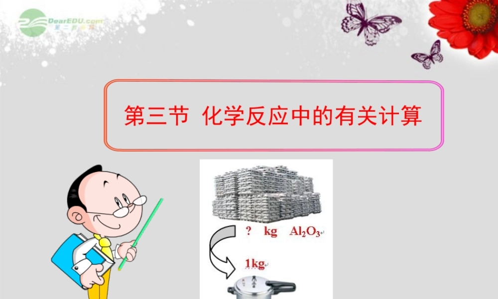 鲁教五四制初中化学八下《5第3节 化学反应中的有关计算》PPT课件 (4).ppt