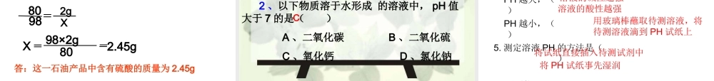 鲁教五四制初中化学九上《8.3 溶液的酸碱性》PPT课件.ppt