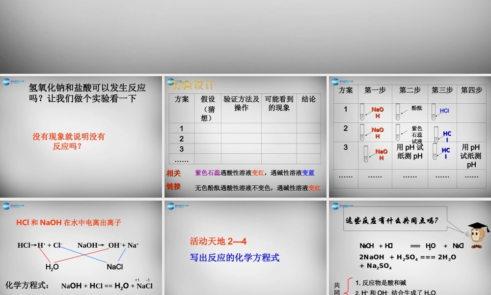 鲁教五四制初中化学九上《8.4 酸碱中和反应》PPT课件 (3).ppt