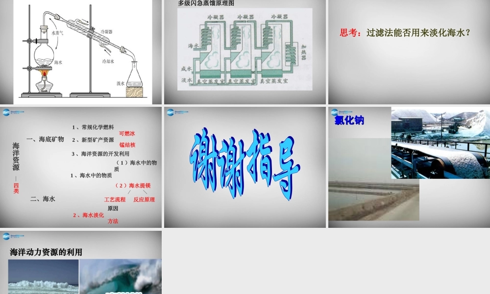 鲁教五四制初中化学九上《9.1 海洋化学资源》PPT课件 (4).ppt