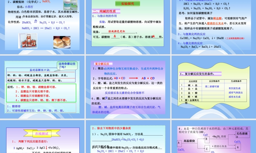 鲁教五四制初中化学九上《9.3 海水“制碱”》PPT课件 (1).ppt