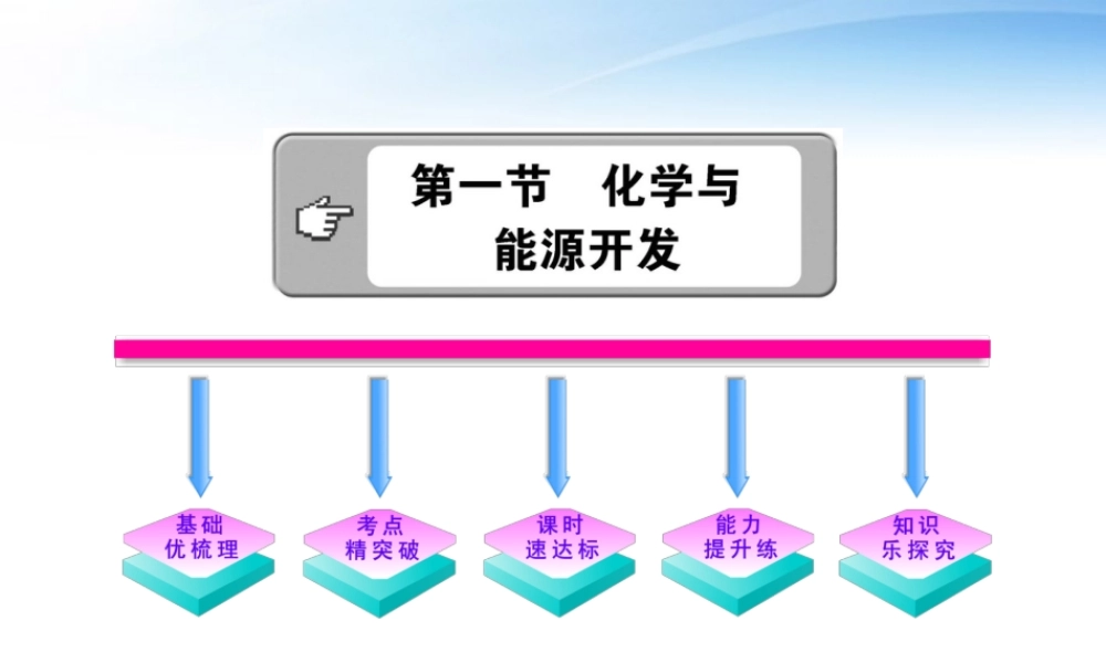 鲁教五四制初中化学九下《12.1 化学与能源开发》PPT课件 (2).ppt