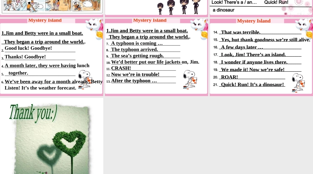 牛津深圳版八年级英语下册《Unit 4 Cartoons and comic strips》课件：Writing.ppt