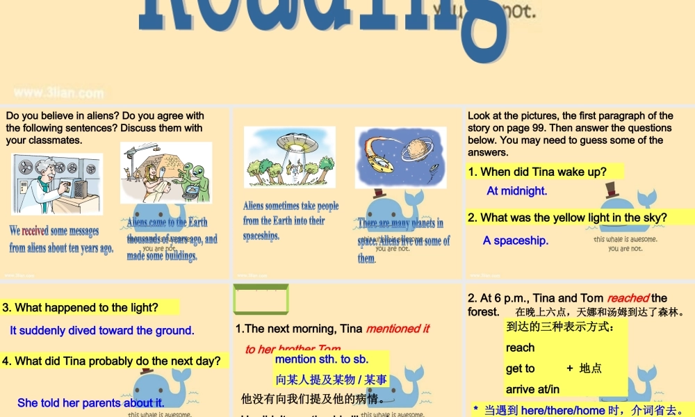 牛津深圳版八年级英语下册《Unit 7 The unknown world》课件：reading.ppt