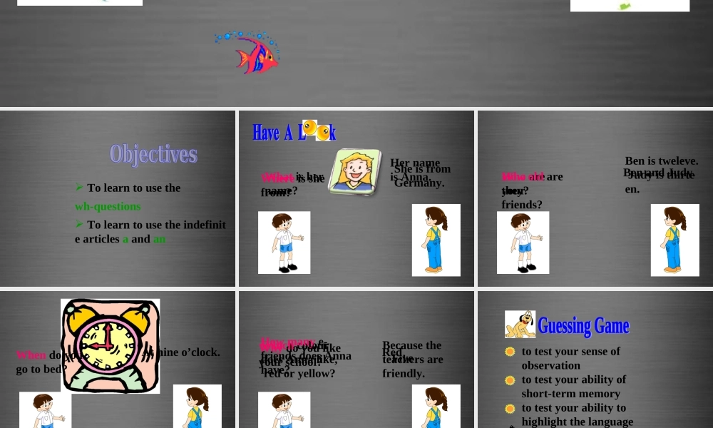 牛津深圳初中英语七上Unit 1《Making Friends Grammar》课件 .ppt