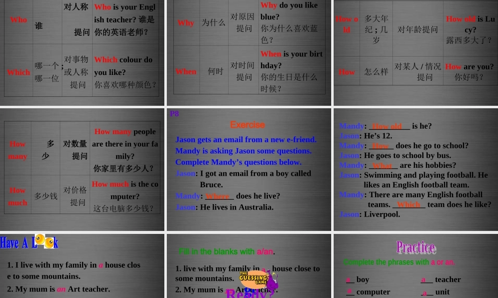 牛津深圳初中英语七上Unit 1《Making Friends Grammar》课件 .ppt