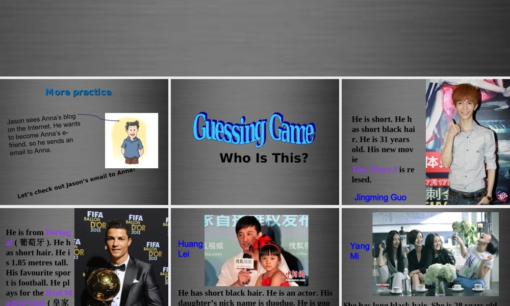 牛津深圳初中英语七上Unit 1《Making Friends more practice》课件 .ppt