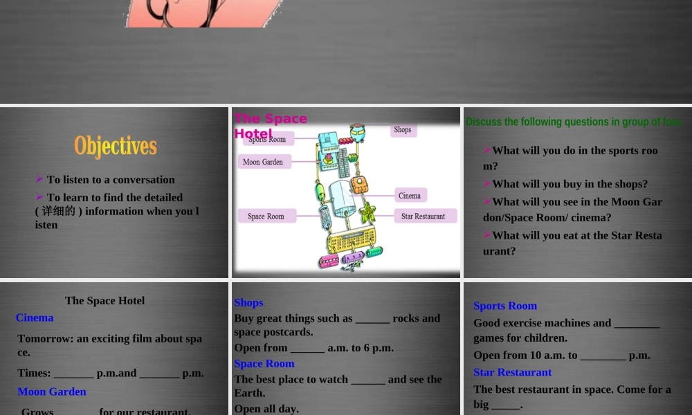 牛津深圳初中英语七上Unit 5《Visiting the Moon Listening》课件 .ppt