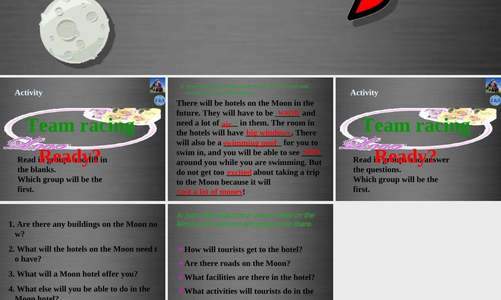 牛津深圳初中英语七上Unit 5《Visiting the Moon more practice》课件 .ppt