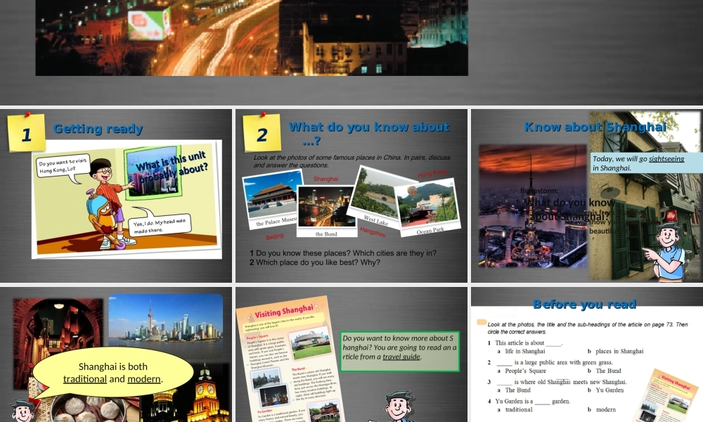 牛津深圳初中英语七上Unit 6 Travelling around Asia Period 1课件 .ppt