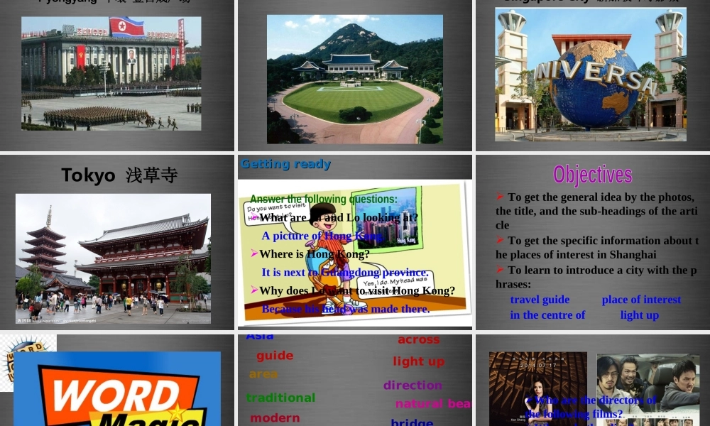 牛津深圳初中英语七上Unit 6《Travelling around Asia Reading》课件 .ppt