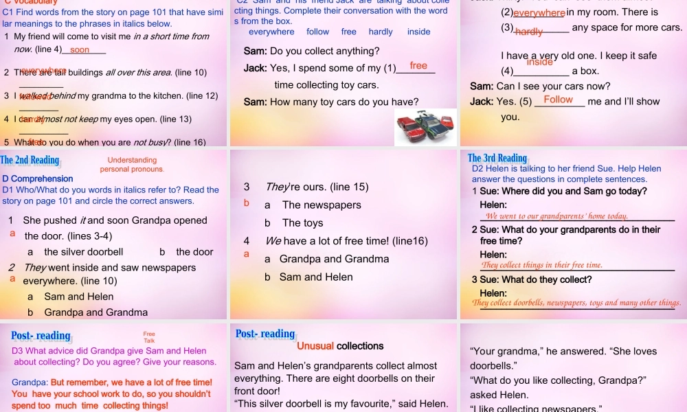 牛津深圳初中英语七上Unit 8 Reading课件 .ppt