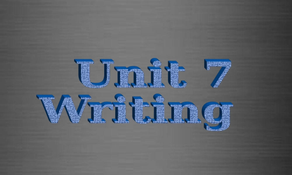 牛津深圳初中英语七上Unit 7《School clubs Writing》课件 .ppt
