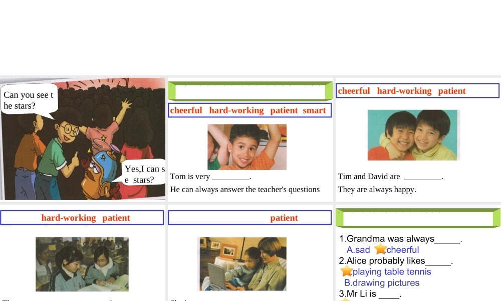 牛津深圳初中英语七下《Module1 Unit 1 People around us》PPT课件period2-reading (1).ppt