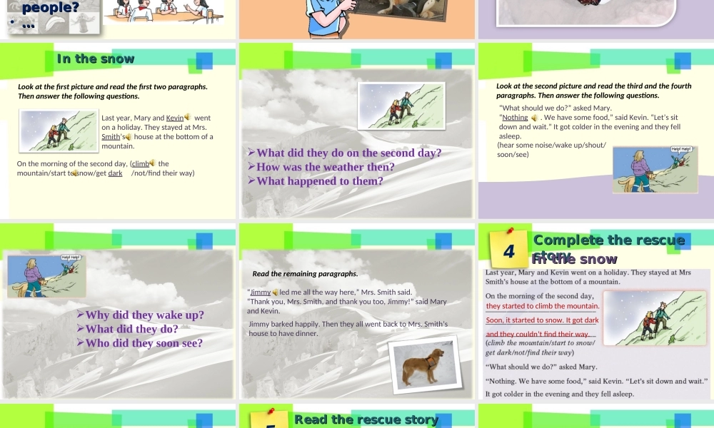 牛津深圳初中英语七下《Module2 Unit 3 Our animal friends.》PPT课件 Period 4.ppt