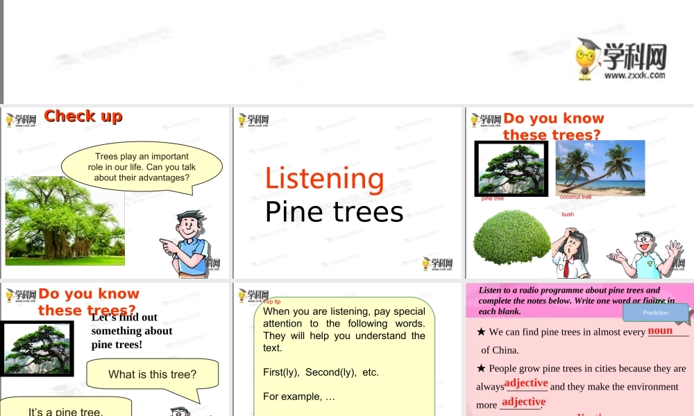 牛津深圳初中英语七下《Module2 Unit 4 Save the trees.》PPT课件period 4 Listening,speaking,writing.ppt