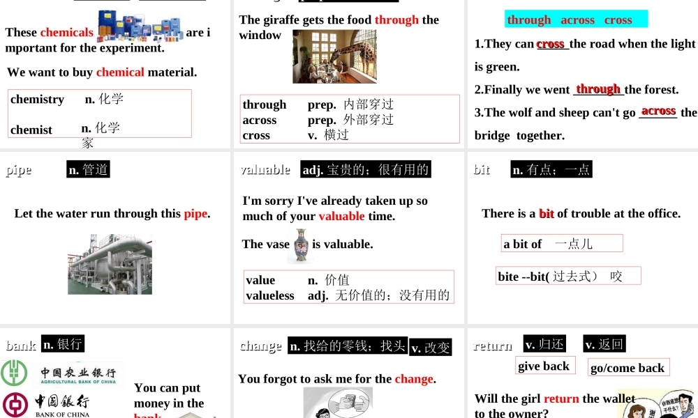牛津深圳初中英语七下《Module3 Unit 5 Water》PPT课件 period1-words.ppt
