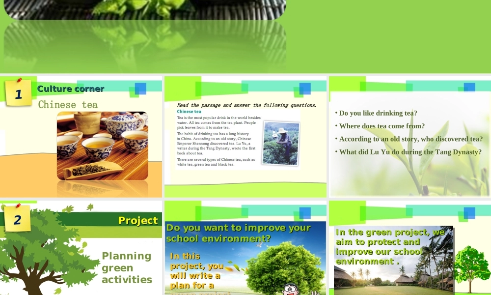 牛津深圳初中英语七下《Module2 Unit 4 Save the trees.》PPT课件Period 6.ppt