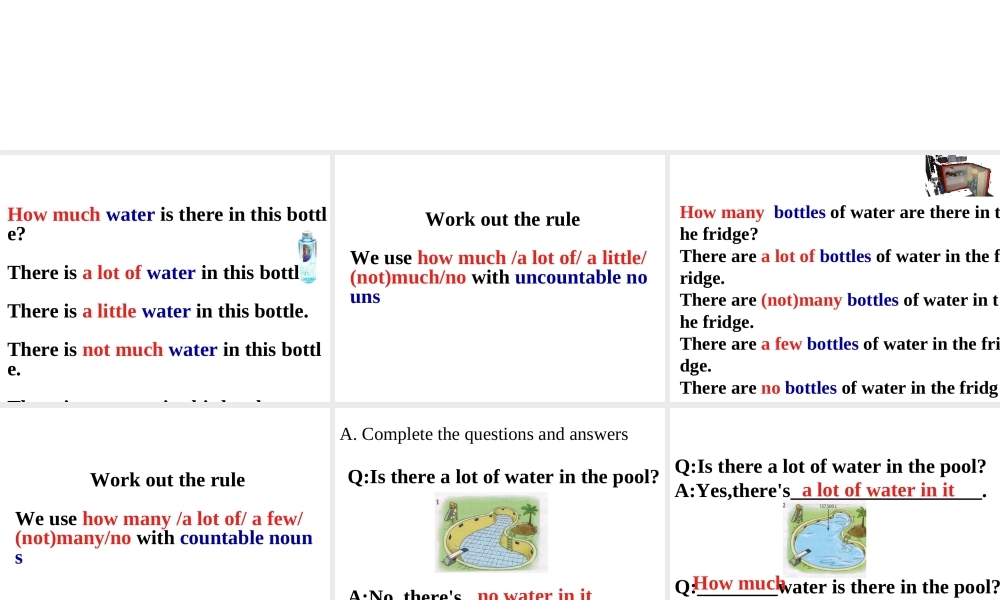 牛津深圳初中英语七下《Module3 Unit 5 Water》PPT课件 period3-Grammar.ppt