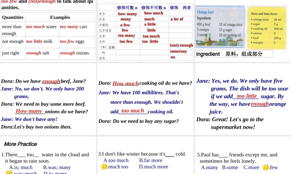 牛津深圳初中英语七下《Module3 Unit 5 Water》PPT课件grammar（共24张PPT）.ppt