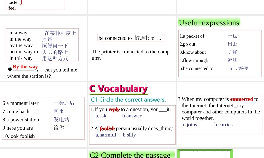 牛津深圳初中英语七下《Module3 Unit 6 Electricity》PPT课件period2-reading.ppt