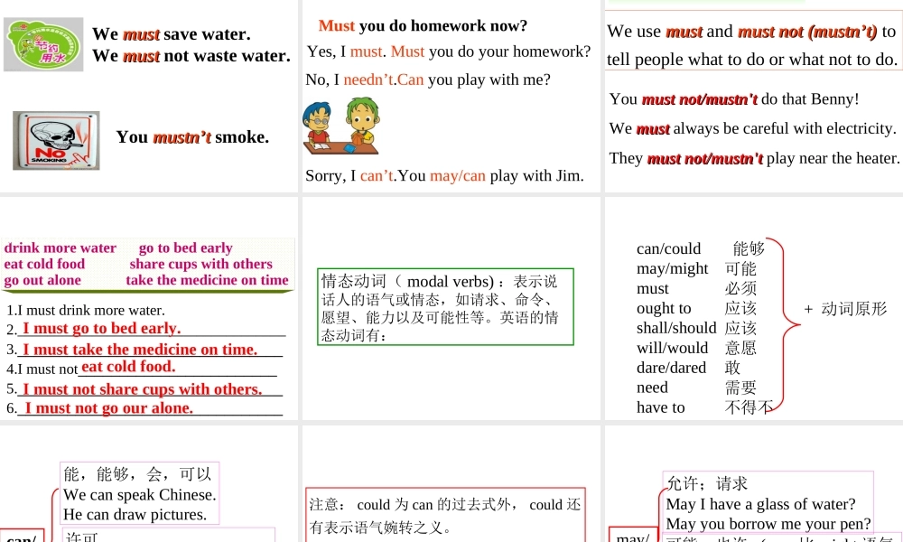 牛津深圳初中英语七下《Module3 Unit 6 Electricity》PPT课件period3-grammar.ppt