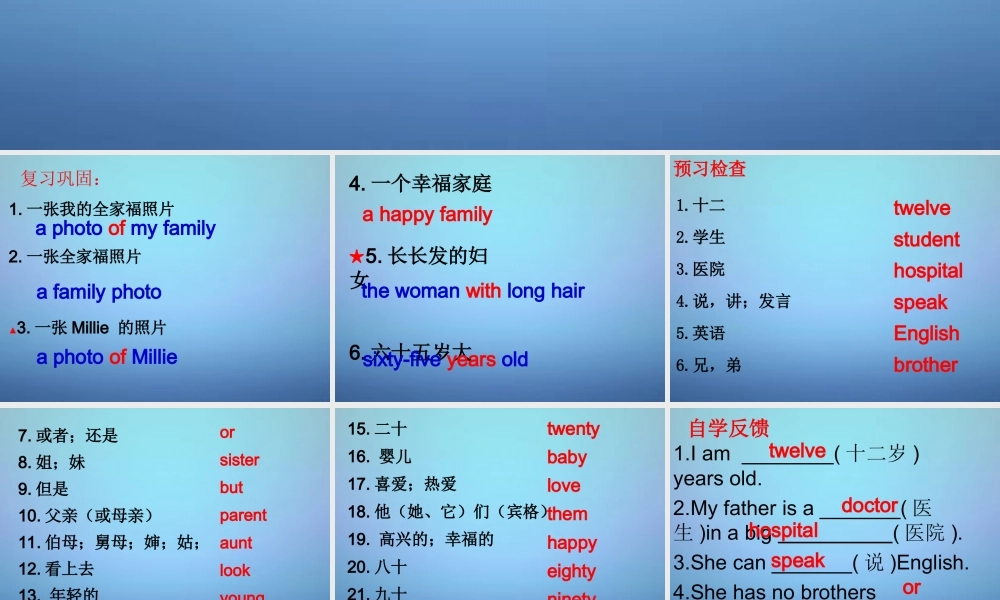 牛津译林初中英语七上《StarterLesson 2 A happy family》PPT课件 (3).ppt