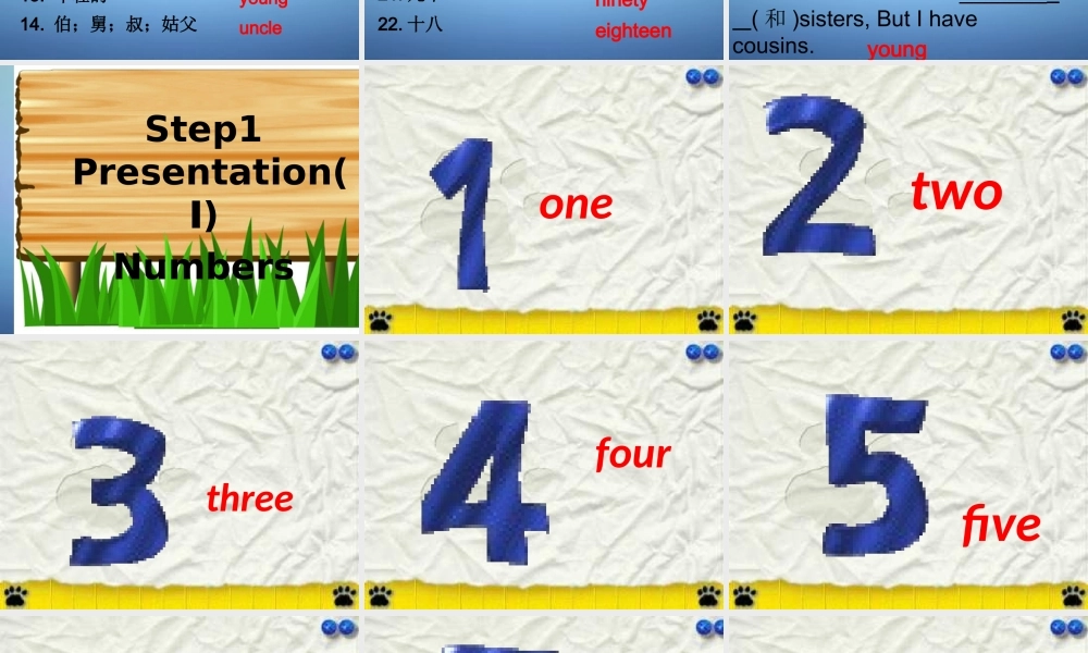 牛津译林初中英语七上《StarterLesson 2 A happy family》PPT课件 (3).ppt