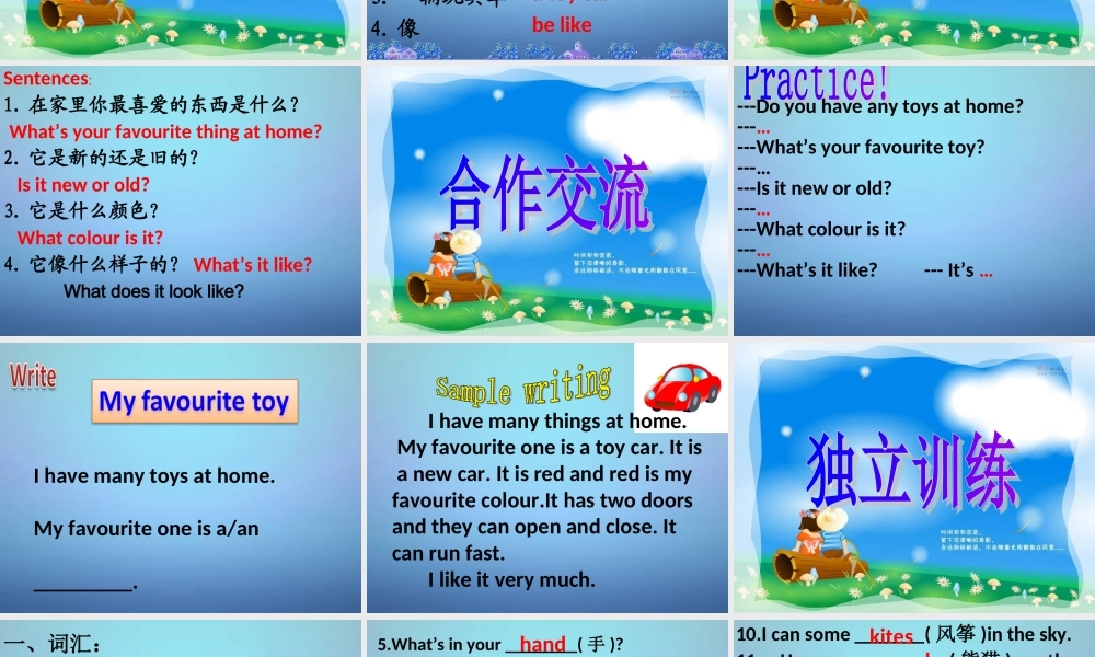 牛津译林初中英语七上《StarterLesson 5 Wonderful things》PPT课件 (4).ppt