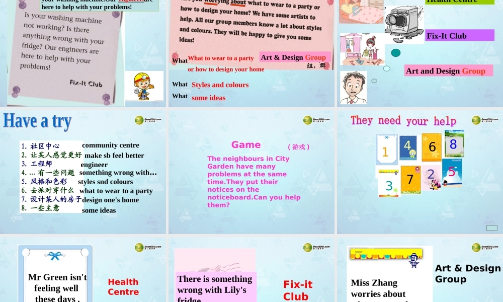 牛津译林初中英语七下Unit 2 Neighbours Task课件 .ppt