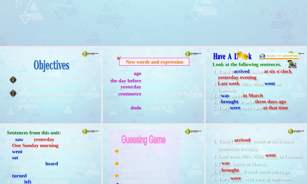 牛津译林初中英语七下Unit 5 Amazing things Grammar课件 .ppt