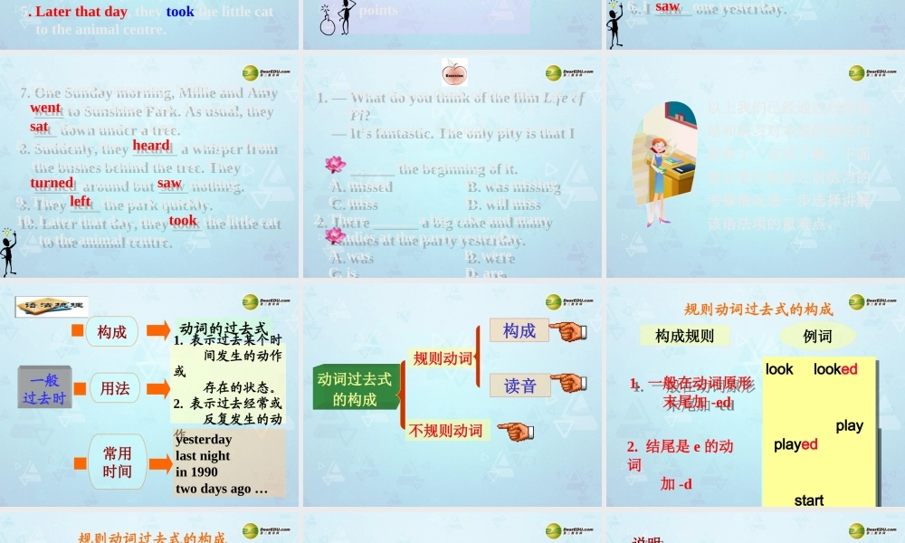 牛津译林初中英语七下Unit 5 Amazing things Grammar课件 .ppt