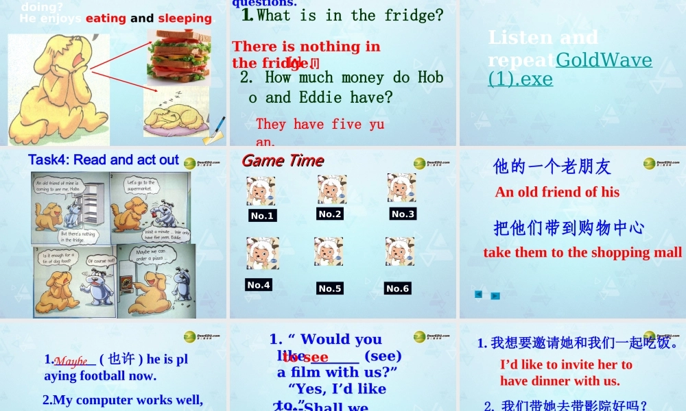 牛津译林初中英语七下 Unit 3 Welcome to Sunshine Town Welcome课件 .ppt