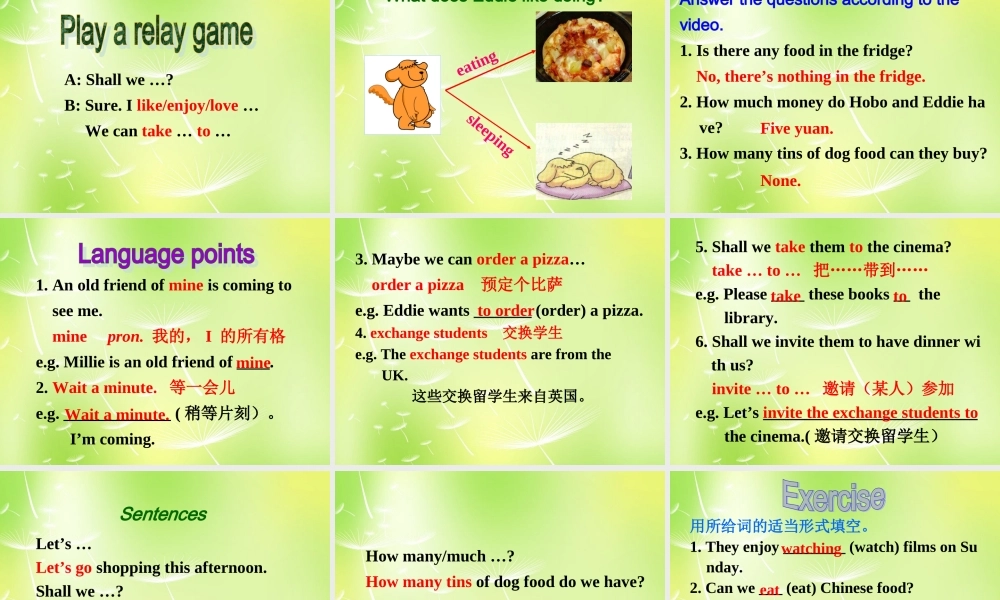 牛津译林初中英语七下 Unit 3 Welcome to Sunshine Town welcome to the Unit课件 .ppt