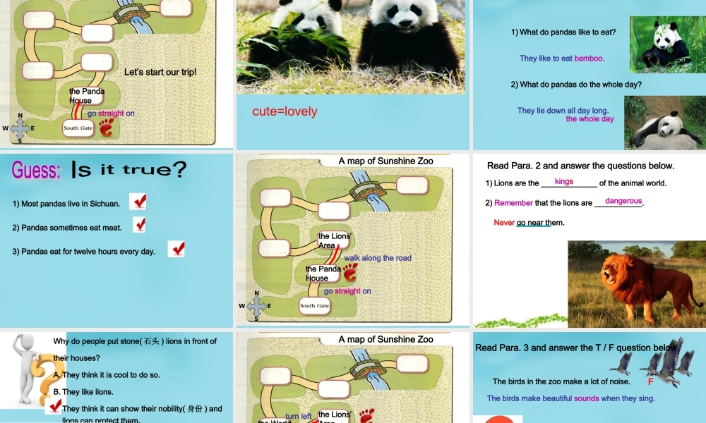 牛津译林初中英语七下 Unit 4 Finding your way Reading课件 .ppt