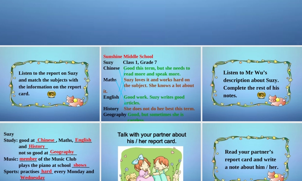 牛津译林初中英语七下 Unit 7 Abilities Integrated skills课件 .ppt