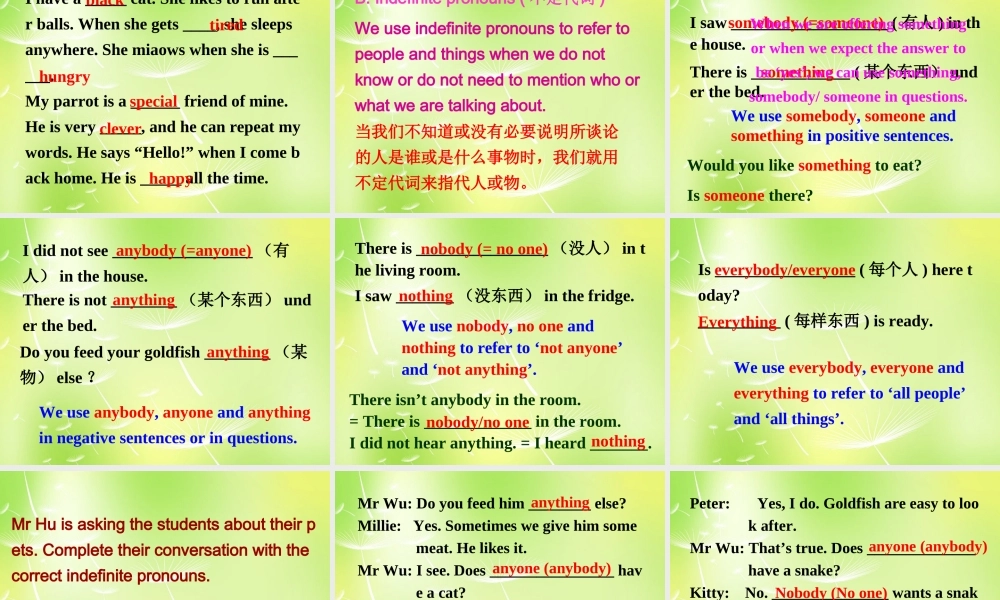 牛津译林初中英语七下 Unit 8 Pets Grammar课件 .ppt