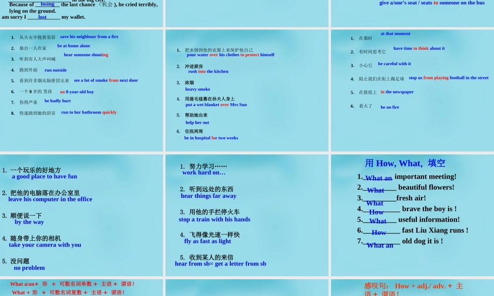 牛津译林初中英语七下 Unit 7 Abilities revision课件 .ppt