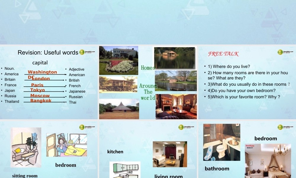 牛津译林初中英语七下Unit 1 Dream homes Reading课件 .ppt