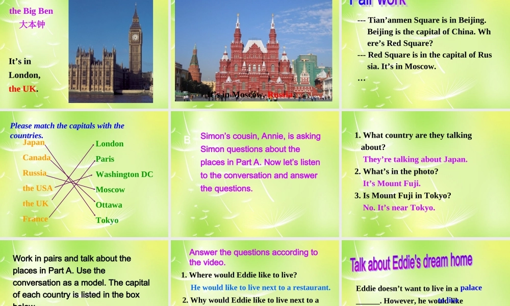 牛津译林初中英语七下Unit 1 Dream Homes Welcome to the Unit课件 .ppt