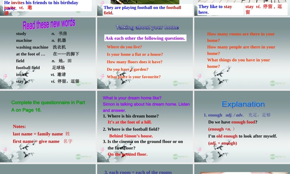 牛津译林初中英语七下Unit 1 Dream homes》Task课件 .ppt