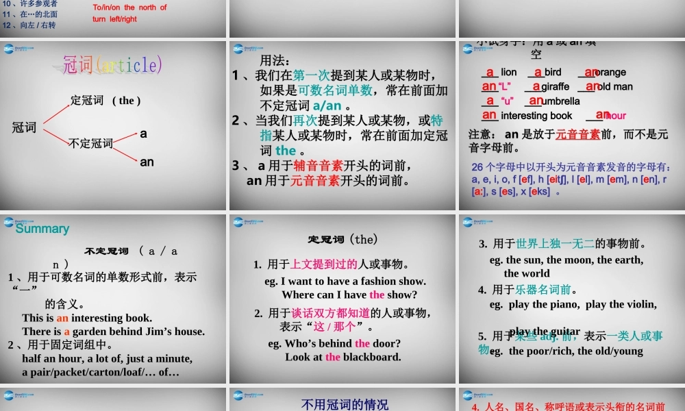 牛津译林初中英语七下Unit 1 Dream Homes》复习课件3 .ppt